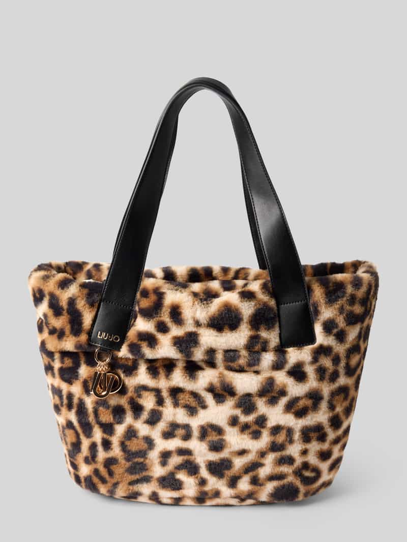 Liu Jo White Tote bag met imitatiebont