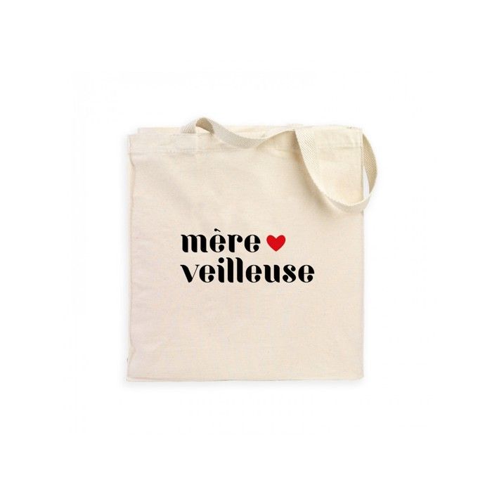 MANI TEXTILE We Are Family - TOTEBAG ACCESSOIRE MERE VEILLEUSE COEUR 2 NATUREL Taille unique