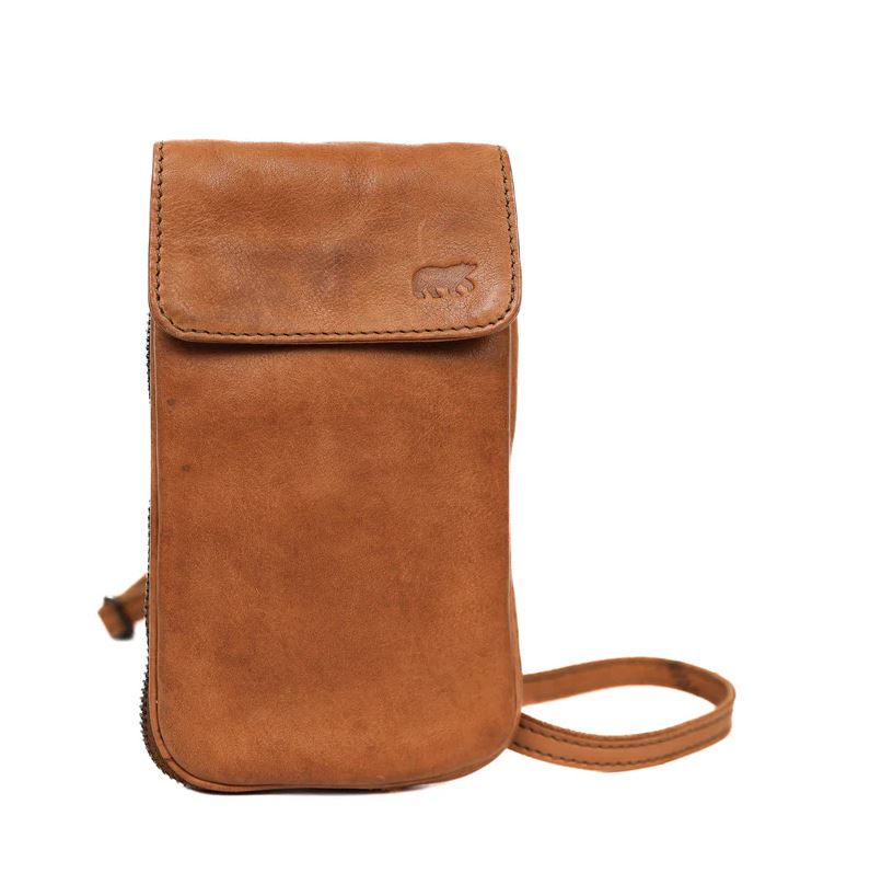 Bear Design Phone Bag Romee Telefoontasje Taupe