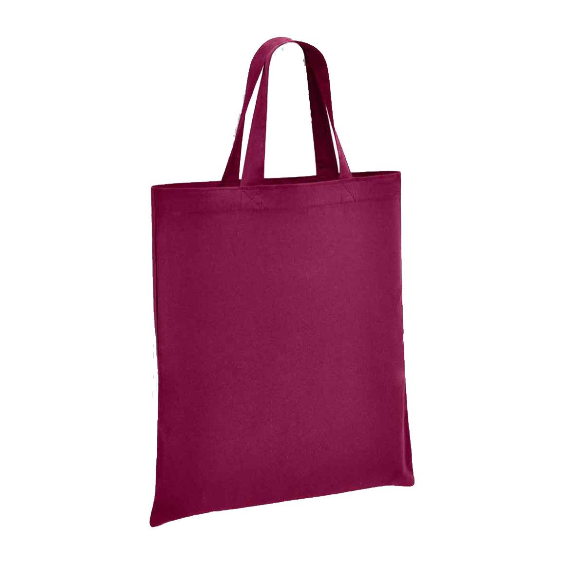 Pertemba FR - Apparel Merk Lab katoenen shopper met kort handvat One Size bordeaux