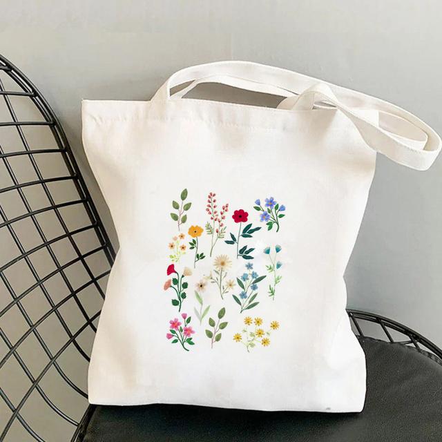 Iaidegou-1 Shopper Luiaard hangend aan takken Gedrukte Tote Bag vrouwen Harajuku shopper handtas meisje Schouder boodschappentas Lady Canvas Bag 34*42cm