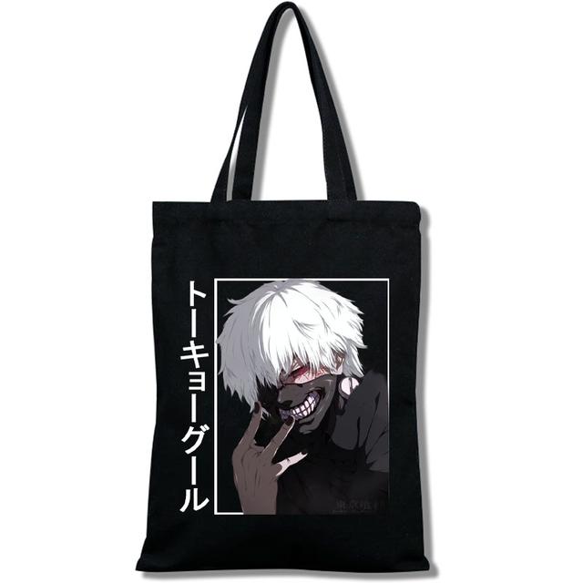Aidegou31 Tokyo Ghoul - Katoenen boodschappentas, nettas, eco-tassen 24*26cm