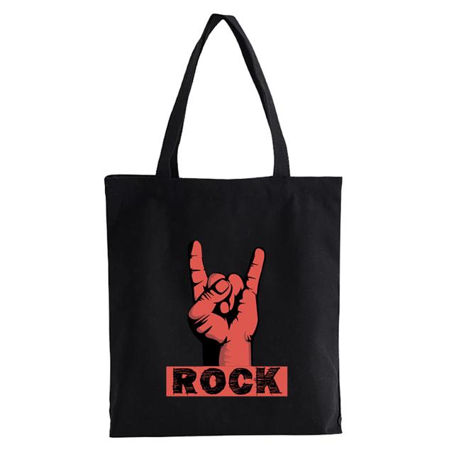 Aidegou25 rock hip hop print heren canvas tas casual cartoon dan hart shopper harajuku grote capaciteit gothic vrouwen schoudertas 24*26cm