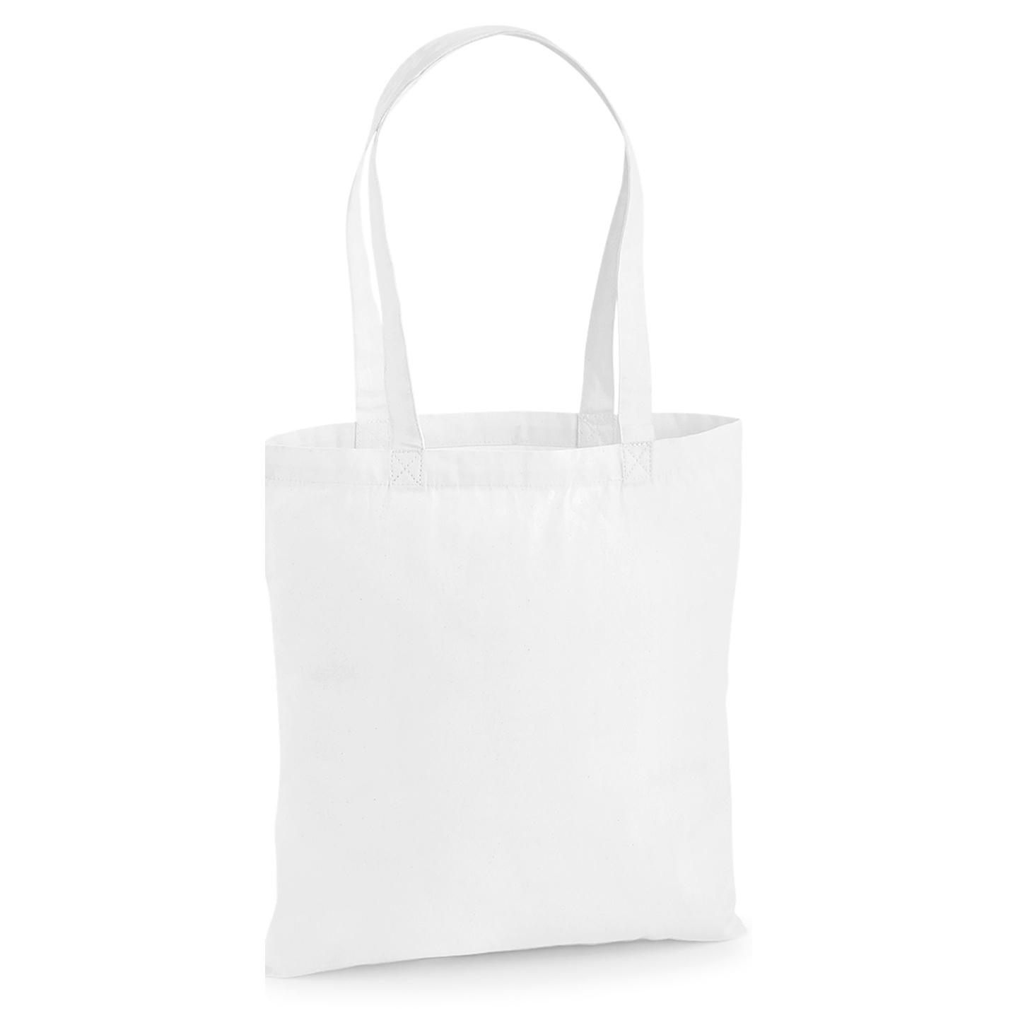 Westford Mill Premium katoenen draagtas One Size wit