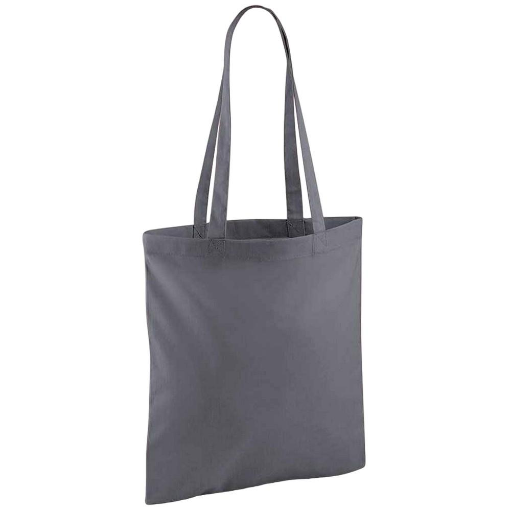 Westford Mill Bag For Life draagtas met lang handvat One Size grijs