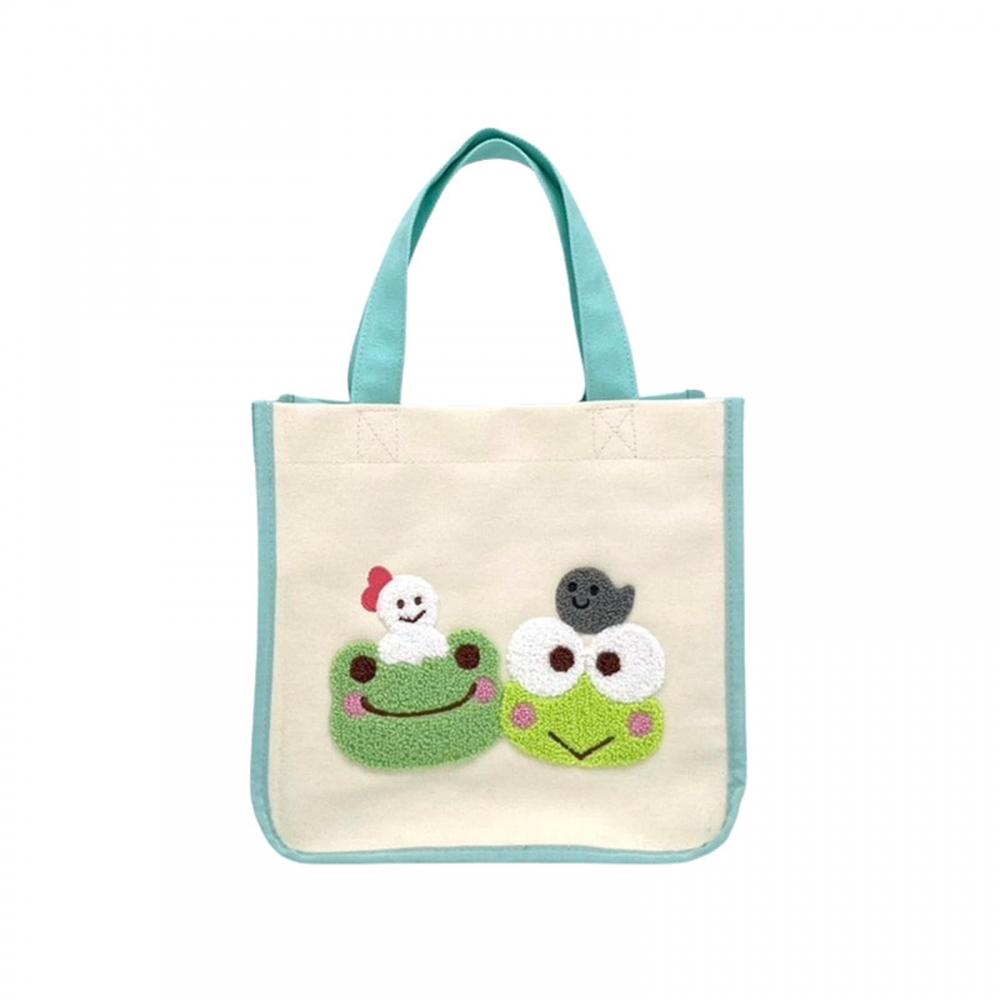 Vogue Sense Japan Nakajima Corporation Kerokero Keroppi x Pickles Mini Tote with Gusset 192240-24