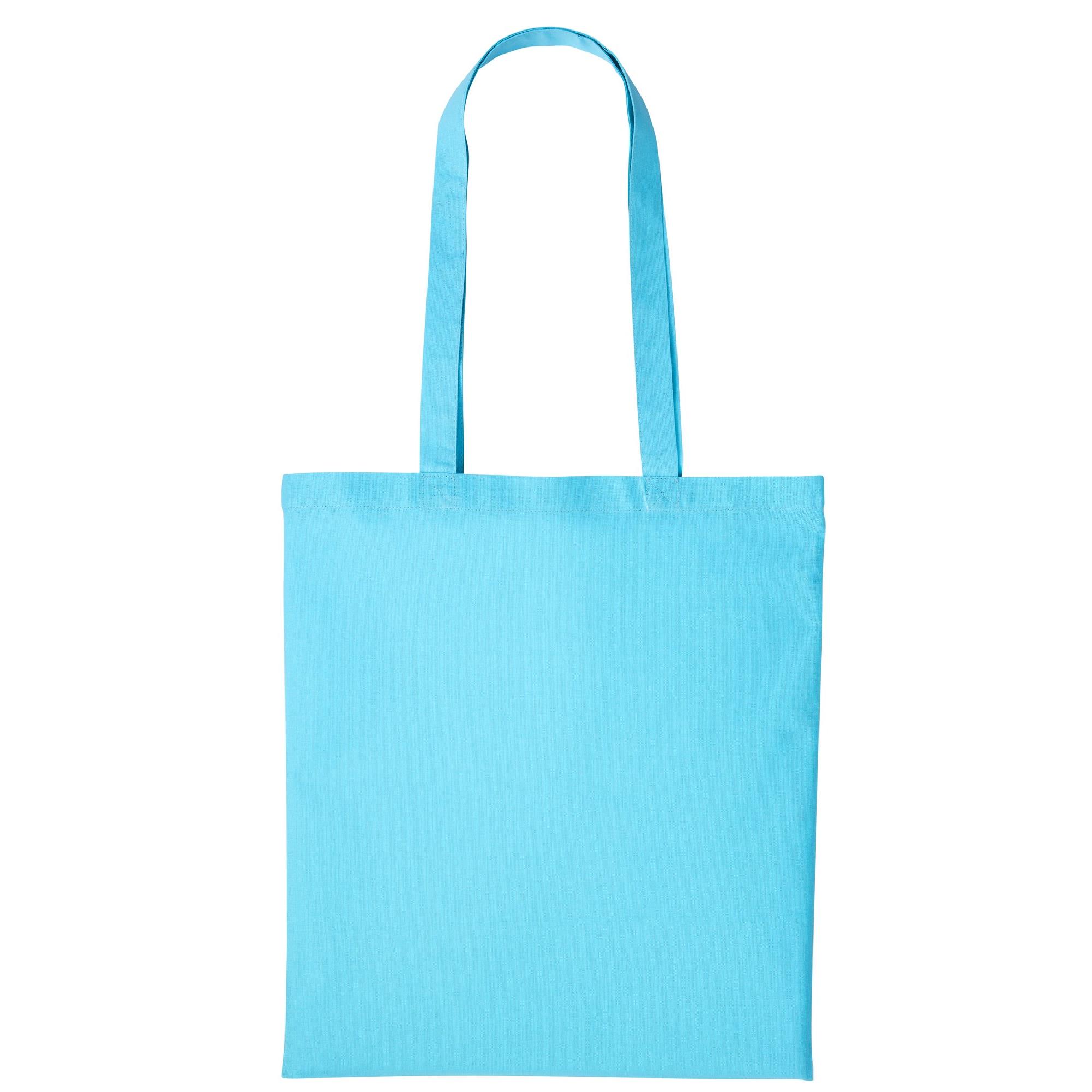 Nutshell Notendop Effen, sterke schoudertas One Size turquoise