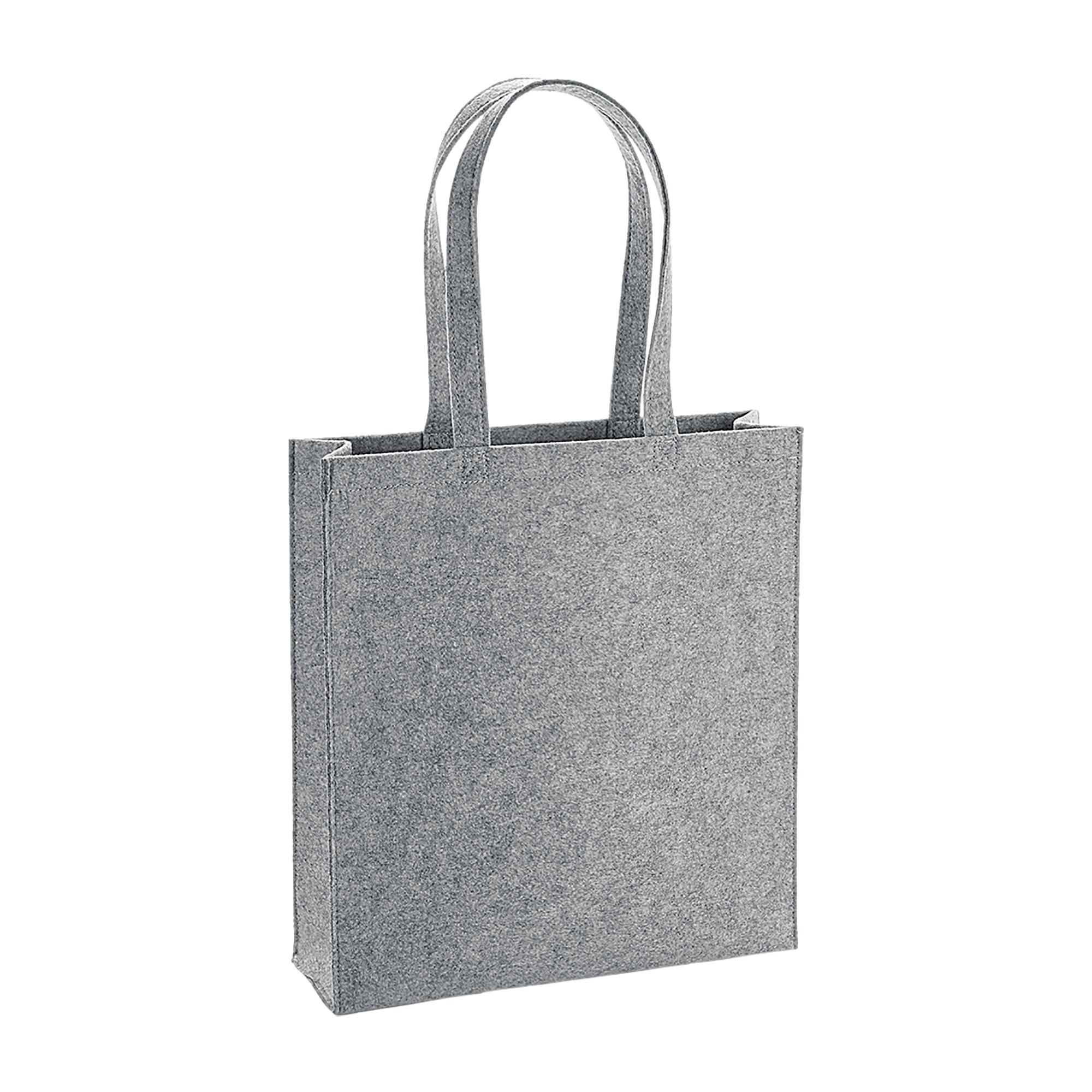 BagBase vilten draagtas One Size grijs
