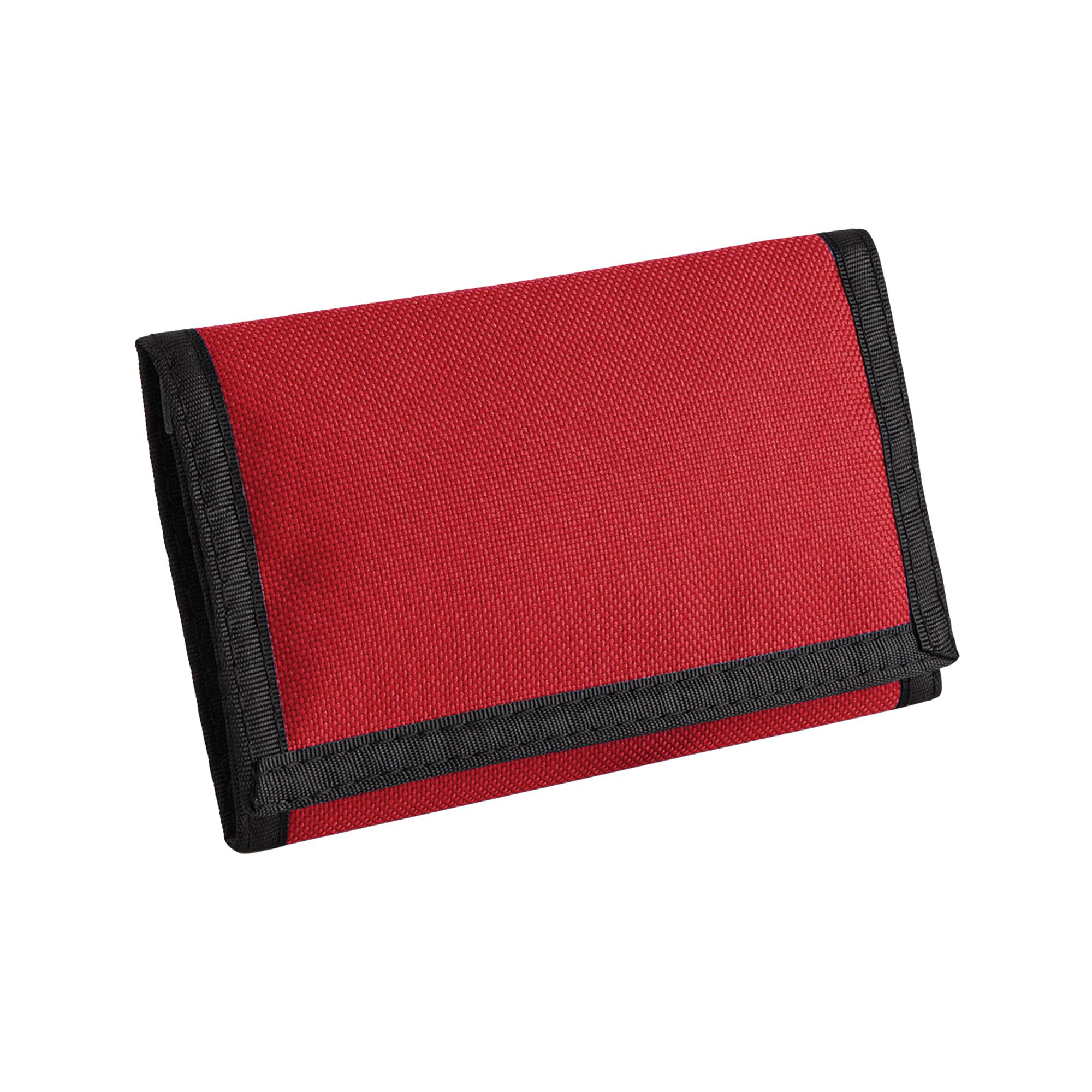 BagBase Knitted Ripper Wallet One Size rood