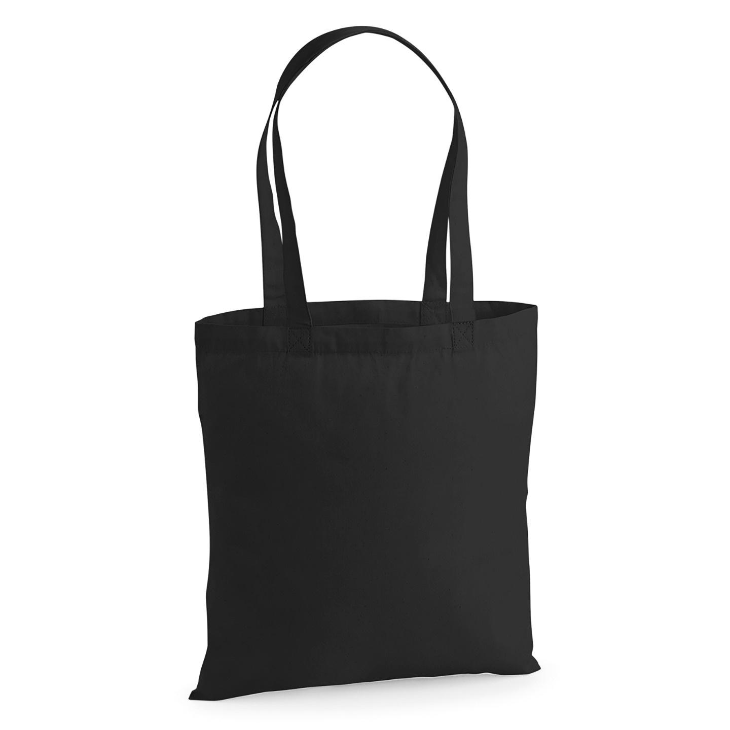 Westford Mill Premium katoenen draagtas One Size zwart