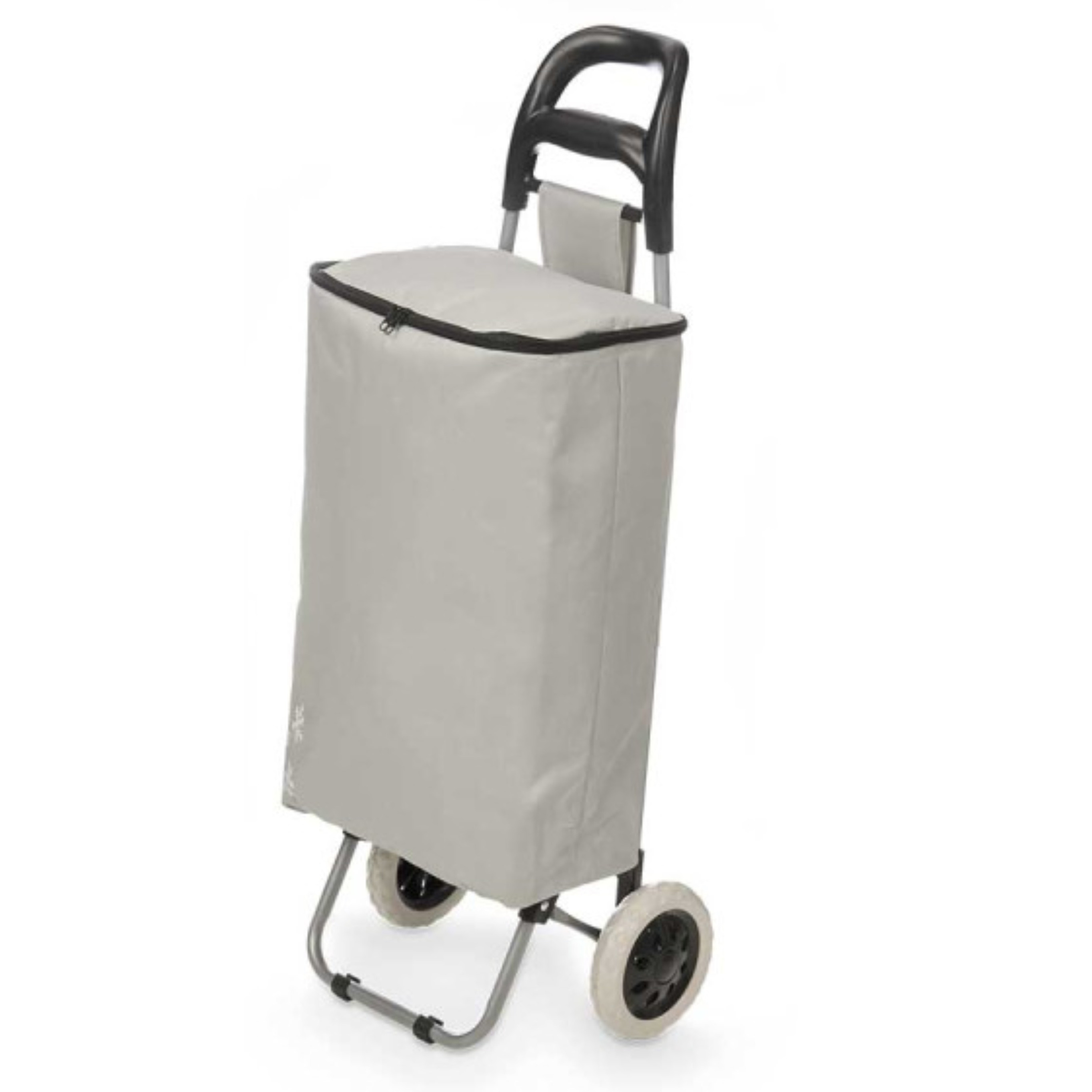 Arte r egal Boodschappen trolley - 32 - grijs - 35x95 cm - met wielen -