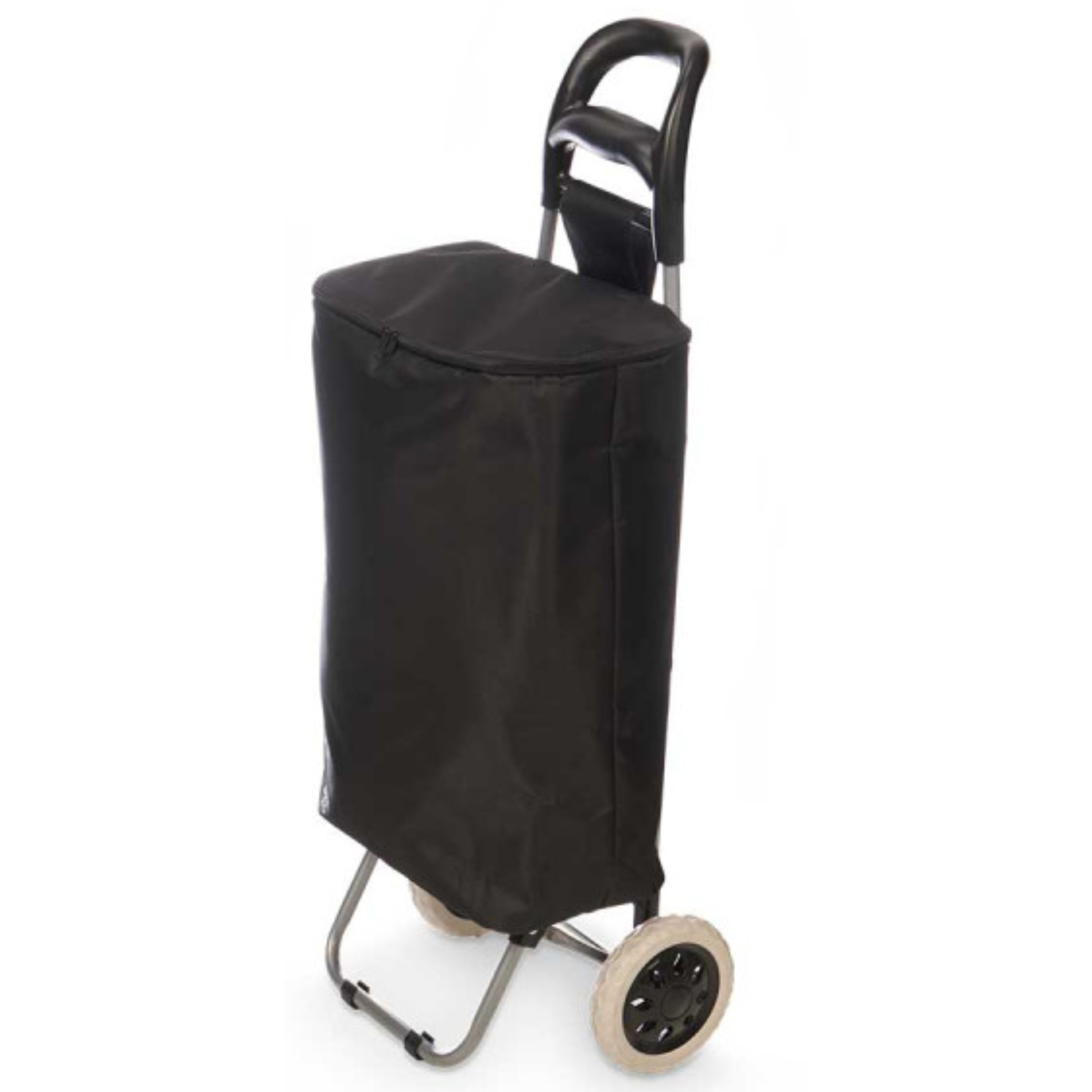 Arte r egal Boodschappen trolley - 32 - zwart - 35x95 cm - met wielen -