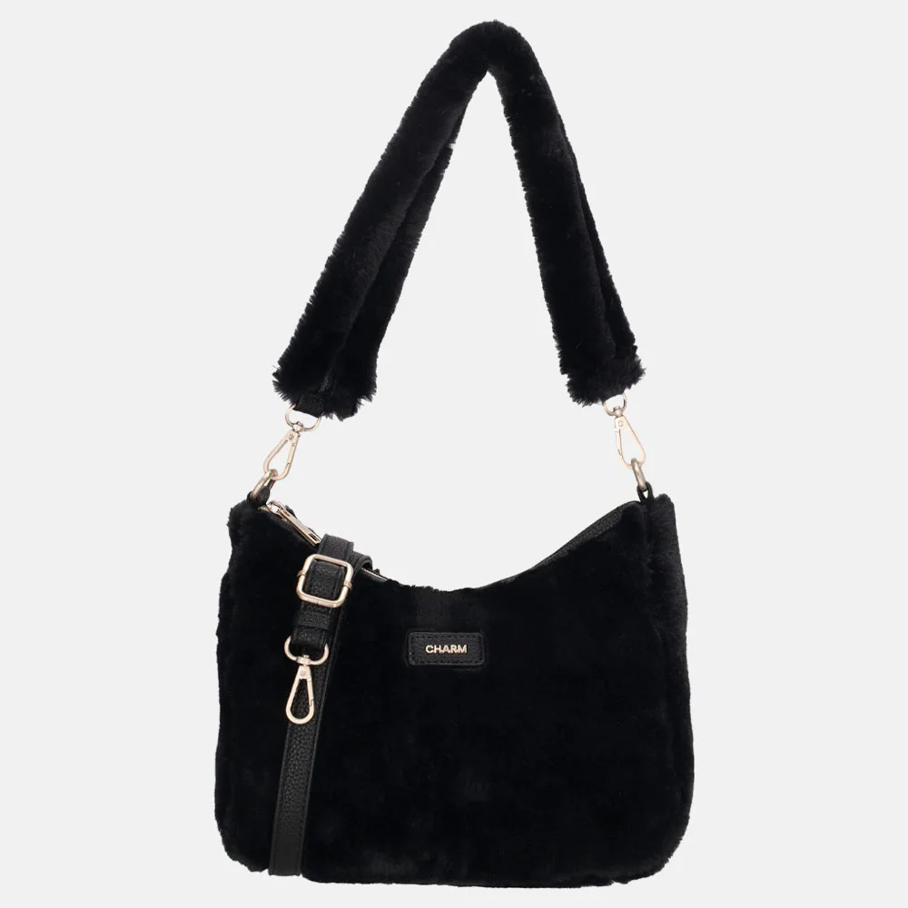 Charm London Alaska schoudertas zwart