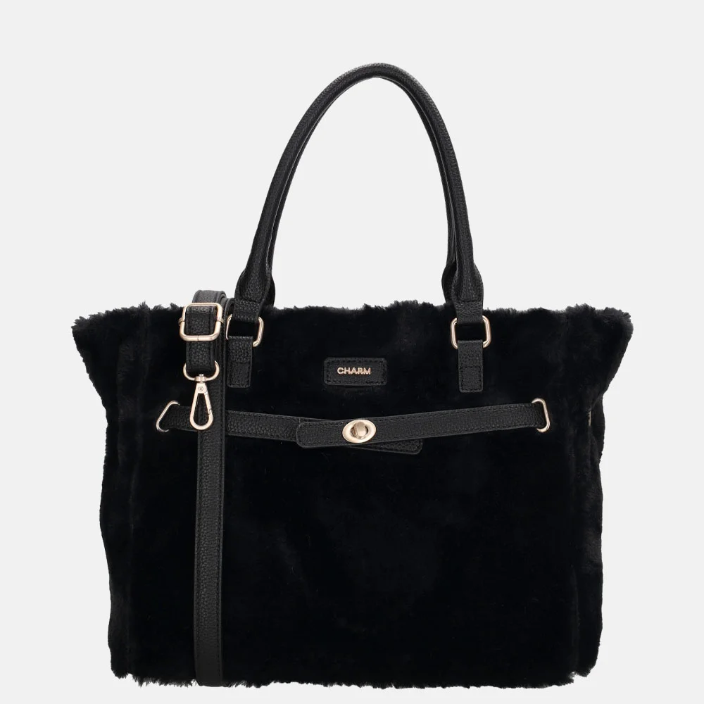 Charm London Alaska schoudertas zwart
