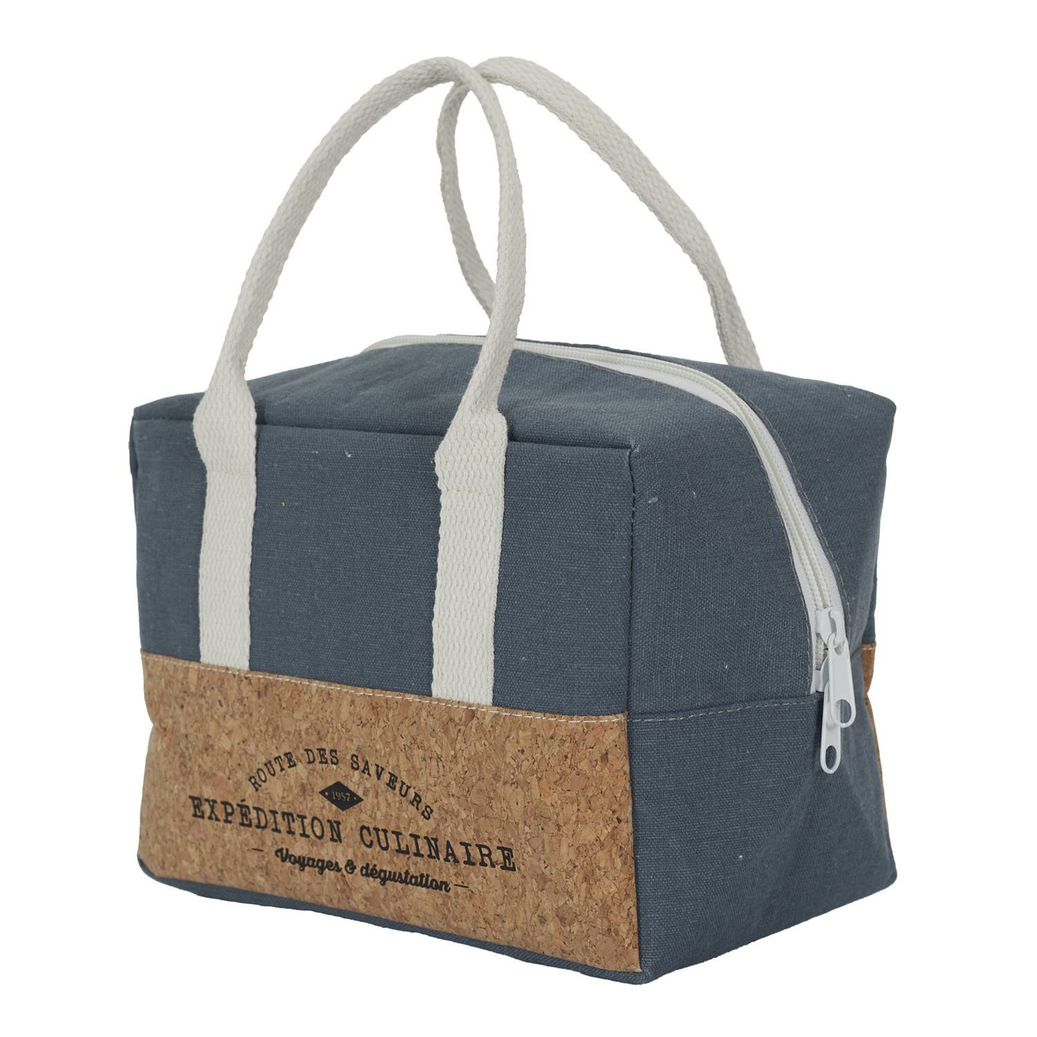 Cook Concept Koeltas Miami - voor lunch en drankjes - 3L - 22 x 14 x 16 cm - Draagband - blauw -