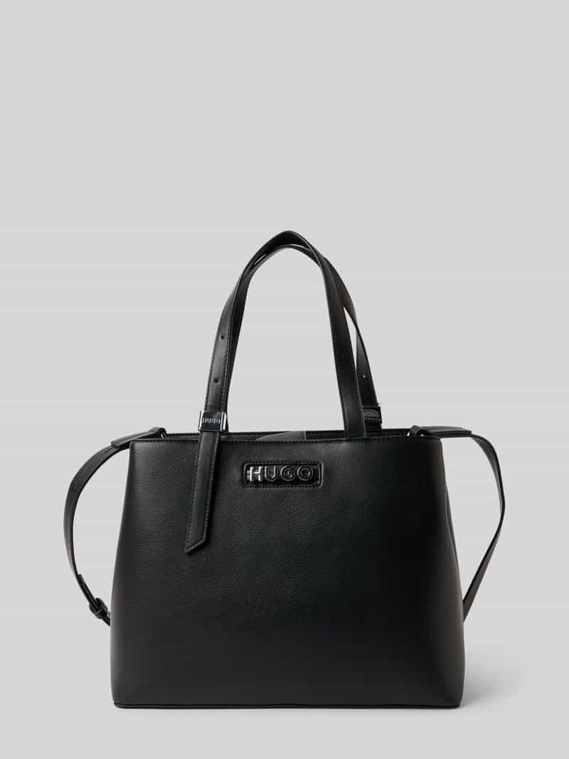 HUGO Tas met metalen logo-opschrift