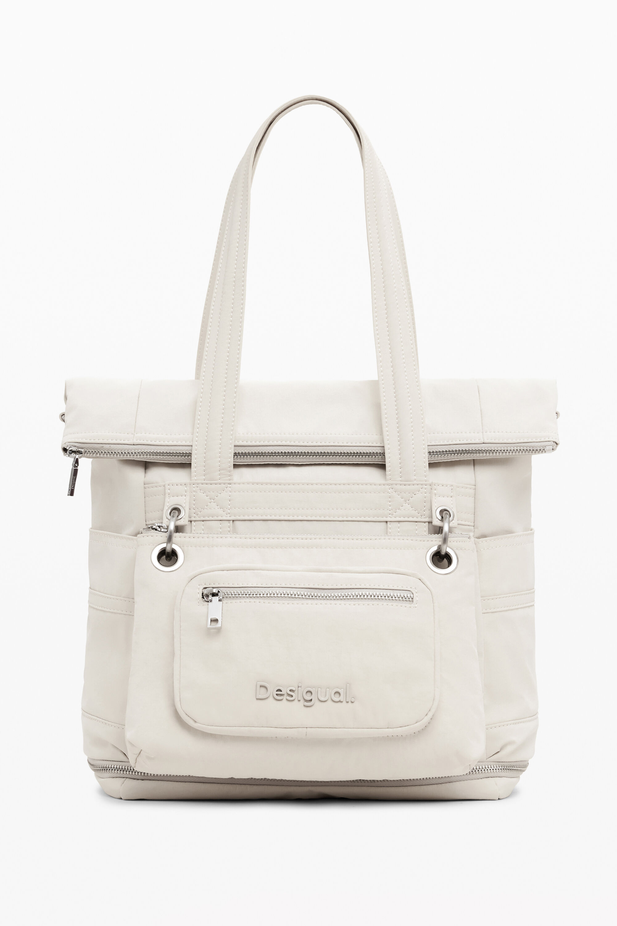 Desigual Grote modulaire rugzak - WHITE