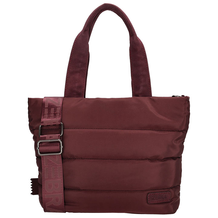 Zebra Trends Puffer Handtas/Schoudertas Elske Bordeaux