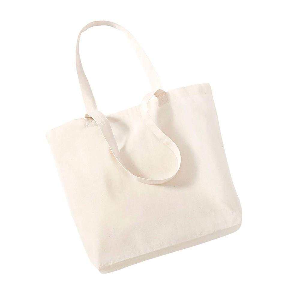 Westford Mill biologische katoenen shopper natuurlijk