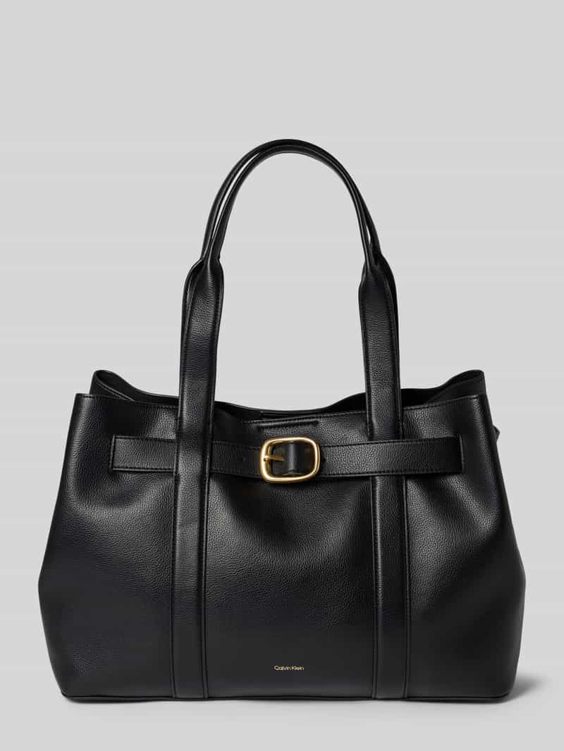 CK Calvin Klein Tote bag in leerlook