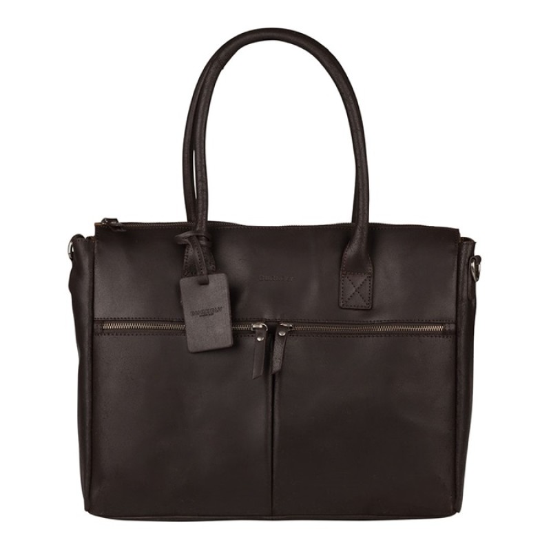Burkely Vintage Valerie Laptop Bag 15.6-Brown