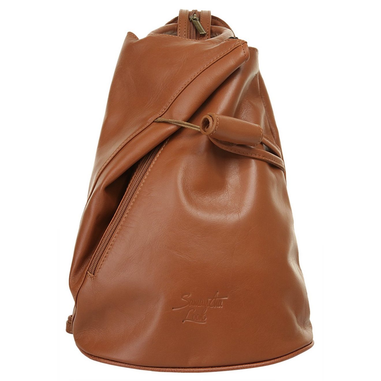 Samantha Look Rugzak echt leer, made in italy