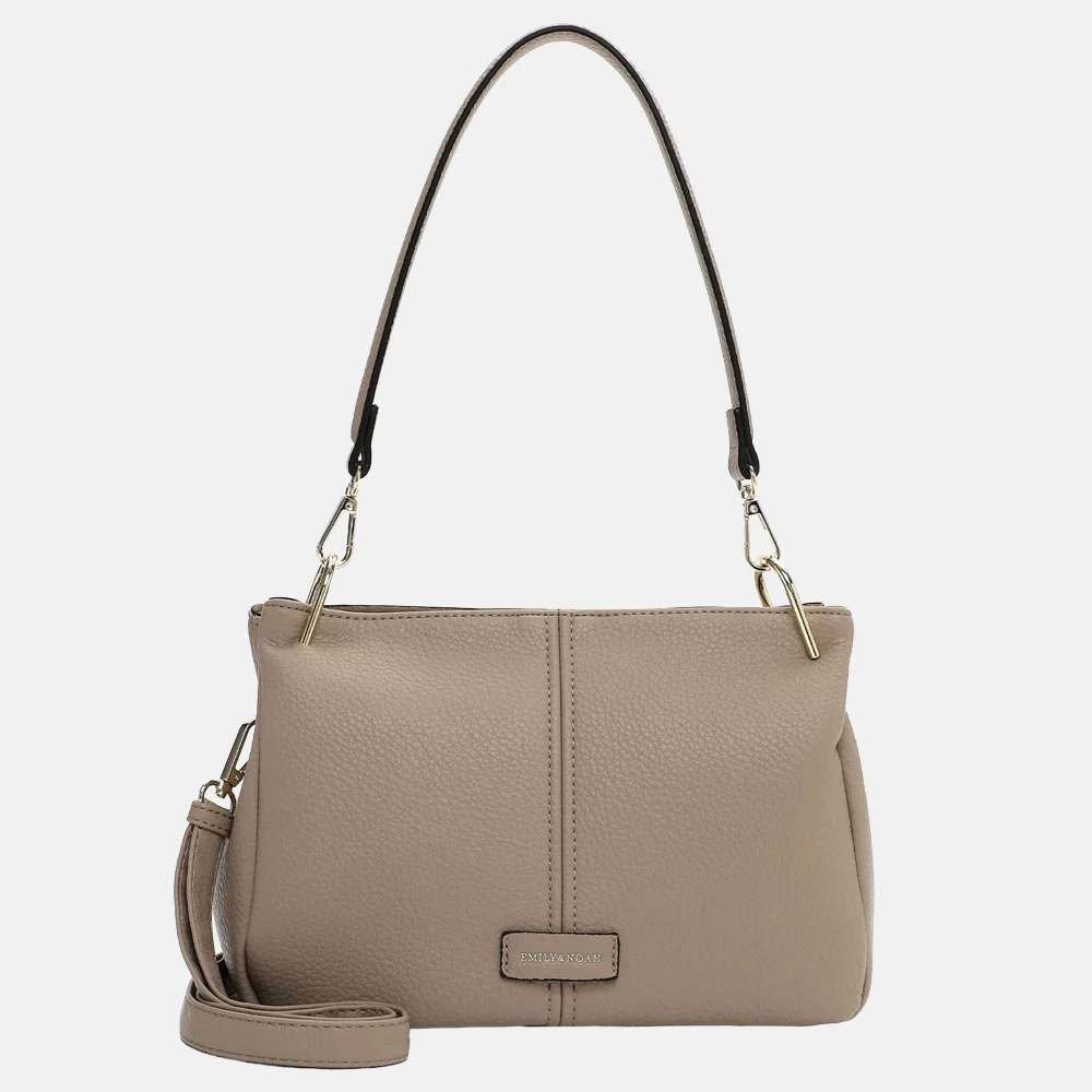 EMILY & NOAH Halla schoudertas M taupe