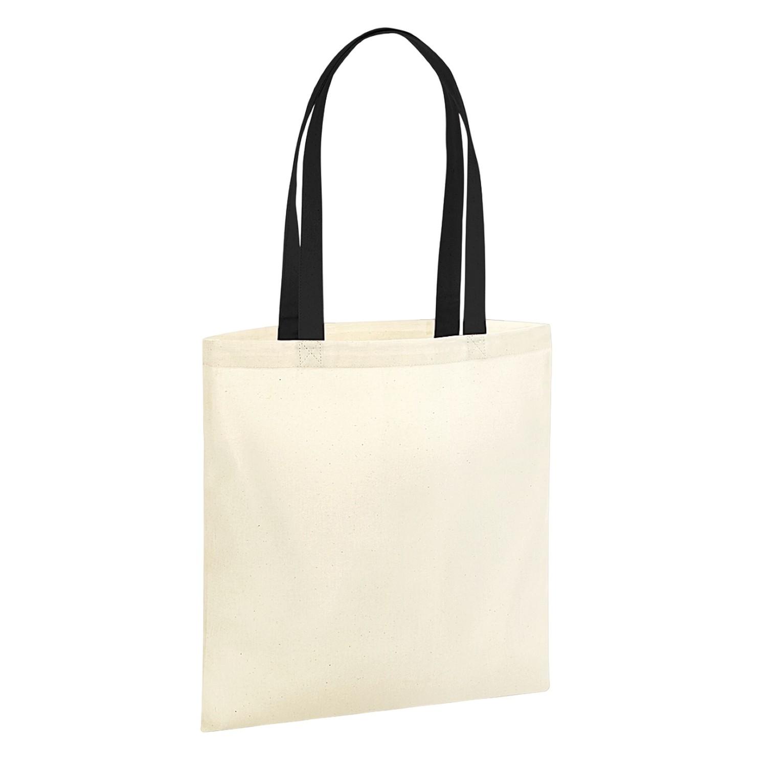 Westford Mill EarthAware biologische tas voor het leven 10L draagtas met contrasterend handvat One Size