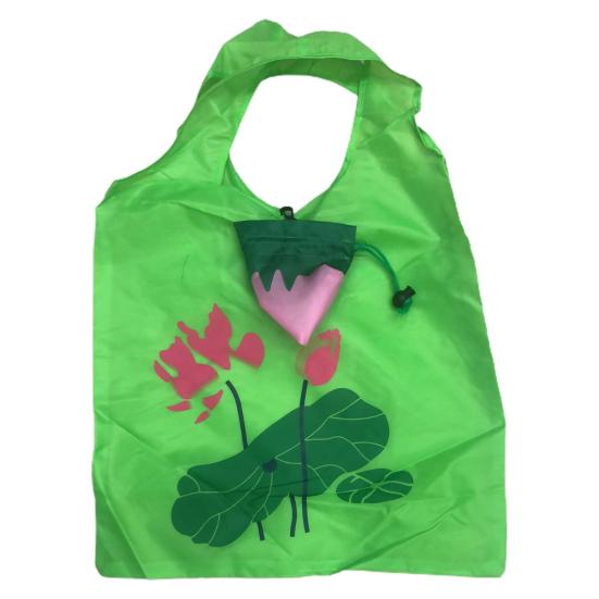 Shenglian Fruitvorm Herbruikbare boodschappentas Draagbaar trekkoord Opvouwbaar Zware stof Grote capaciteit Multifunctionele boodschappentas Tote handtas Little Flower