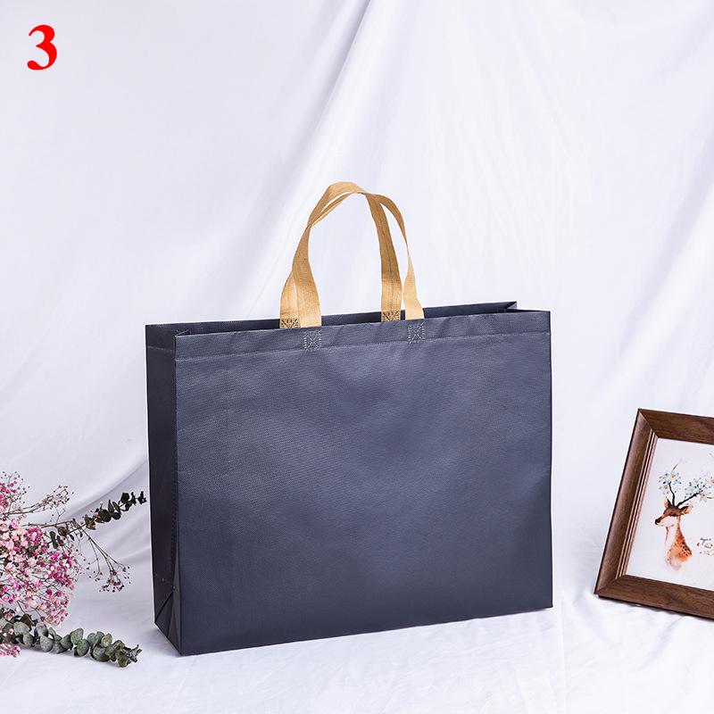 1Ursmart 1PC Herbruikbare stoffen boodschappentas Boodschappentas Waterdichte niet-geweven opvouwbare Eco Tote Grote capaciteit S
