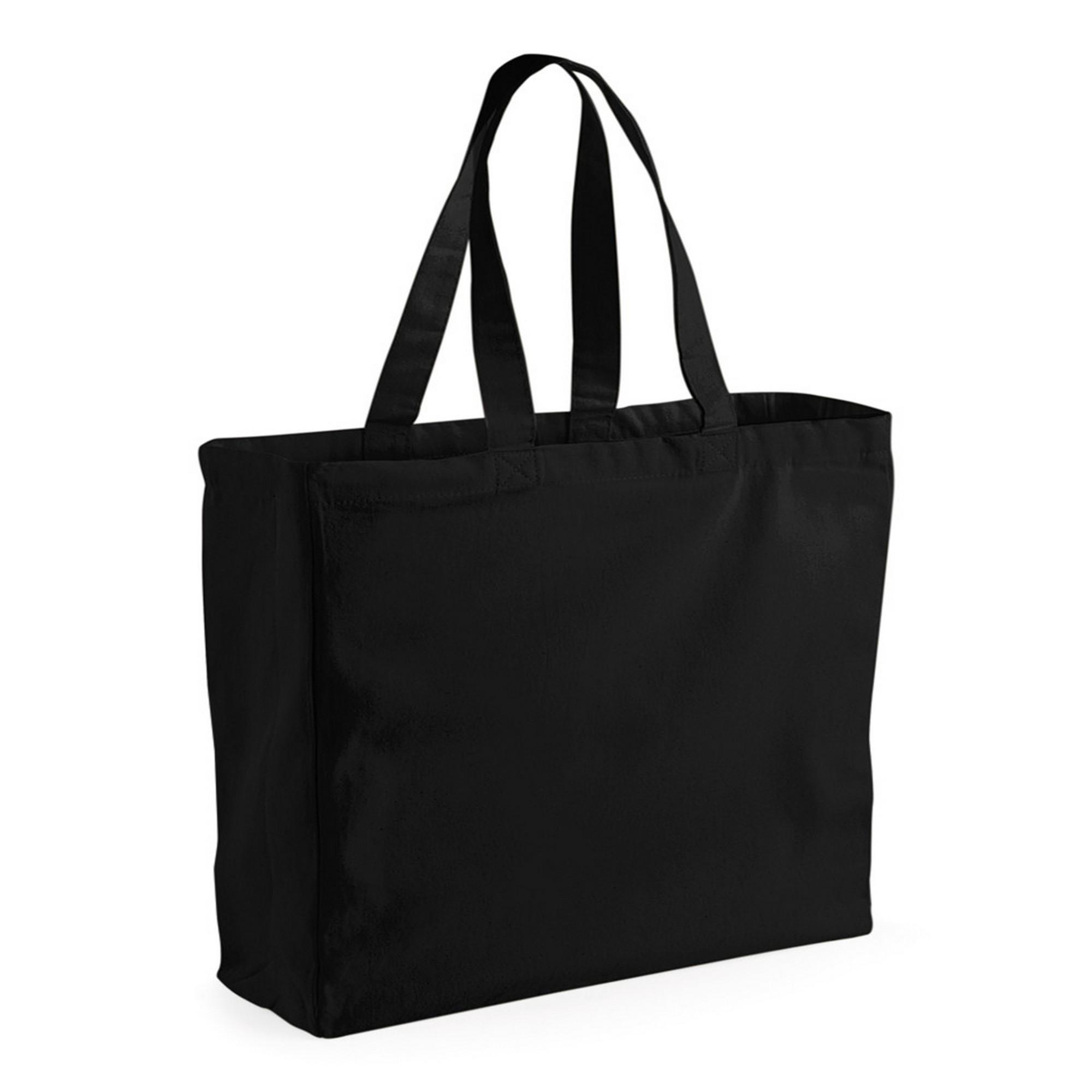 Westford Mill Canvas Klassieke Shopper Bag - 26 Liter (Pak van 2) One Size