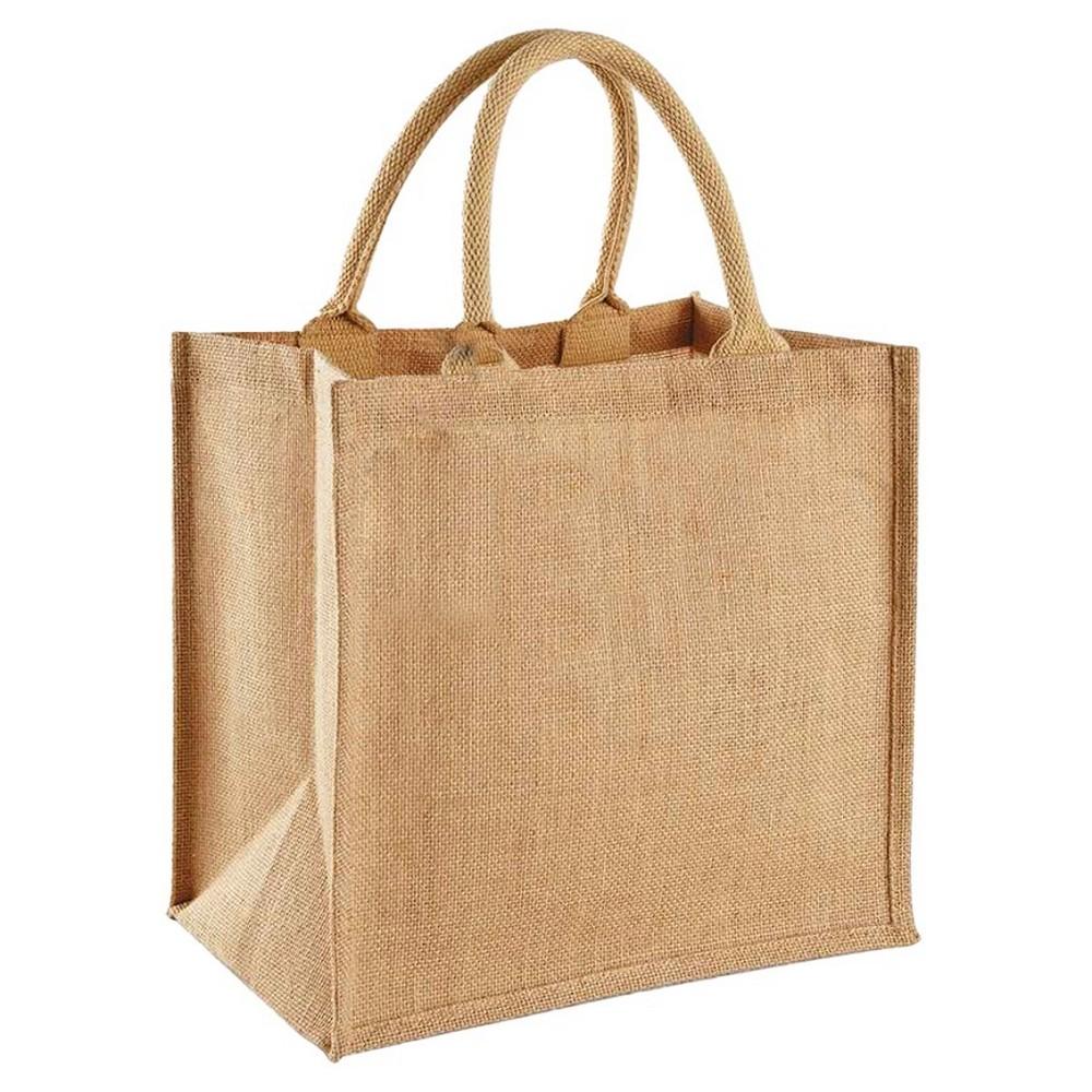 Westford Mill midi jute draagtas One Size natuurlijk