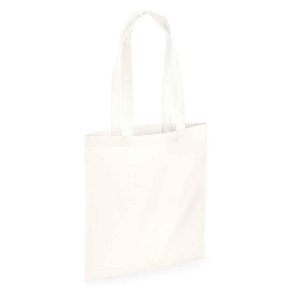 Westford Mill organische natuurlijk geverfde draagtas One Size wit