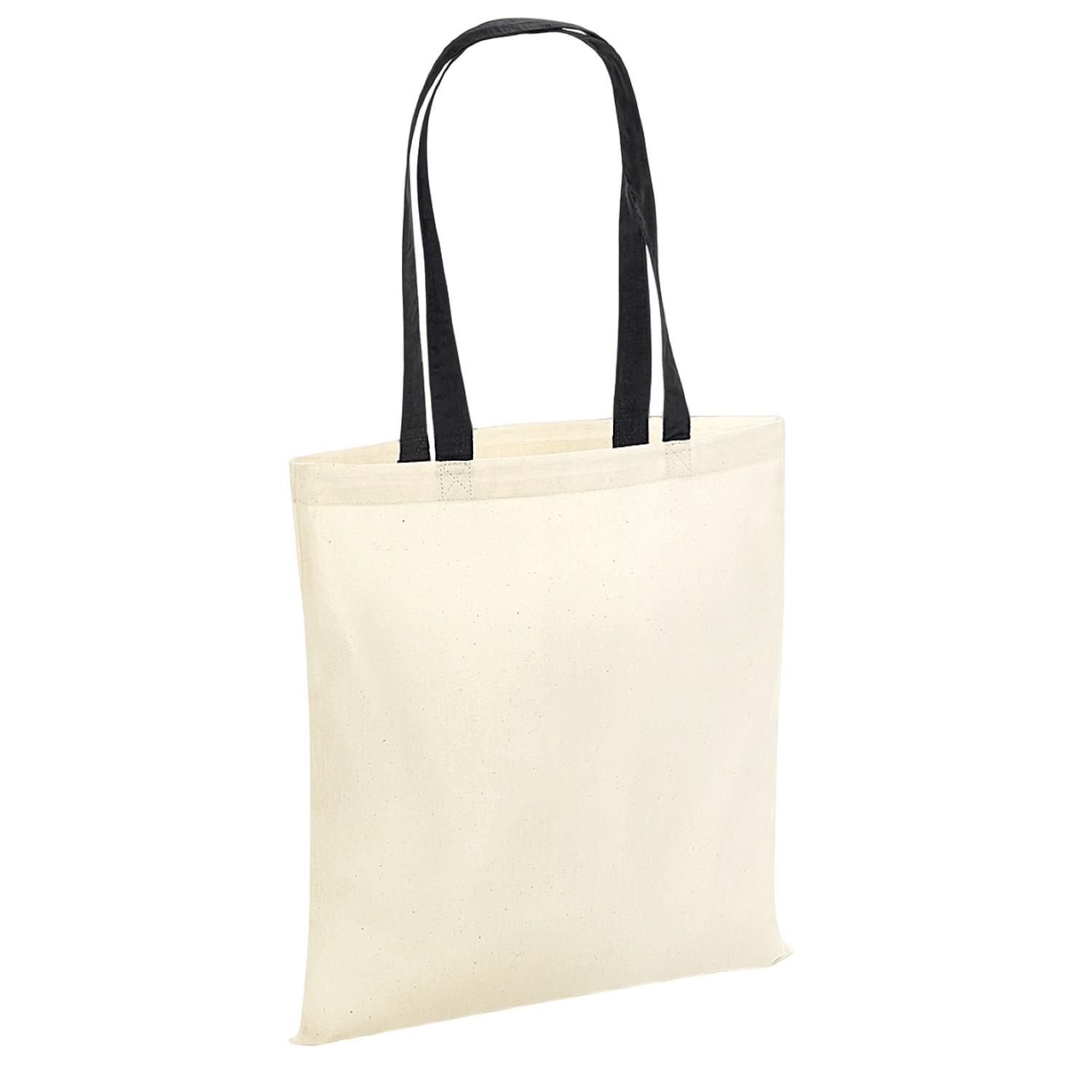 Westford Mill draagtas met contrasterend handvat One Size zwart
