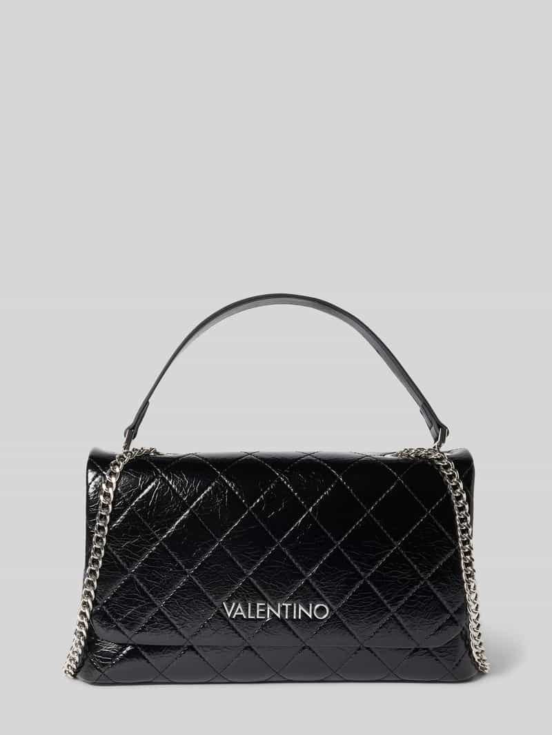 VALENTINO BAGS Handtas met doorgestikte naden en labelapplicatie, model 'WAKANDA'