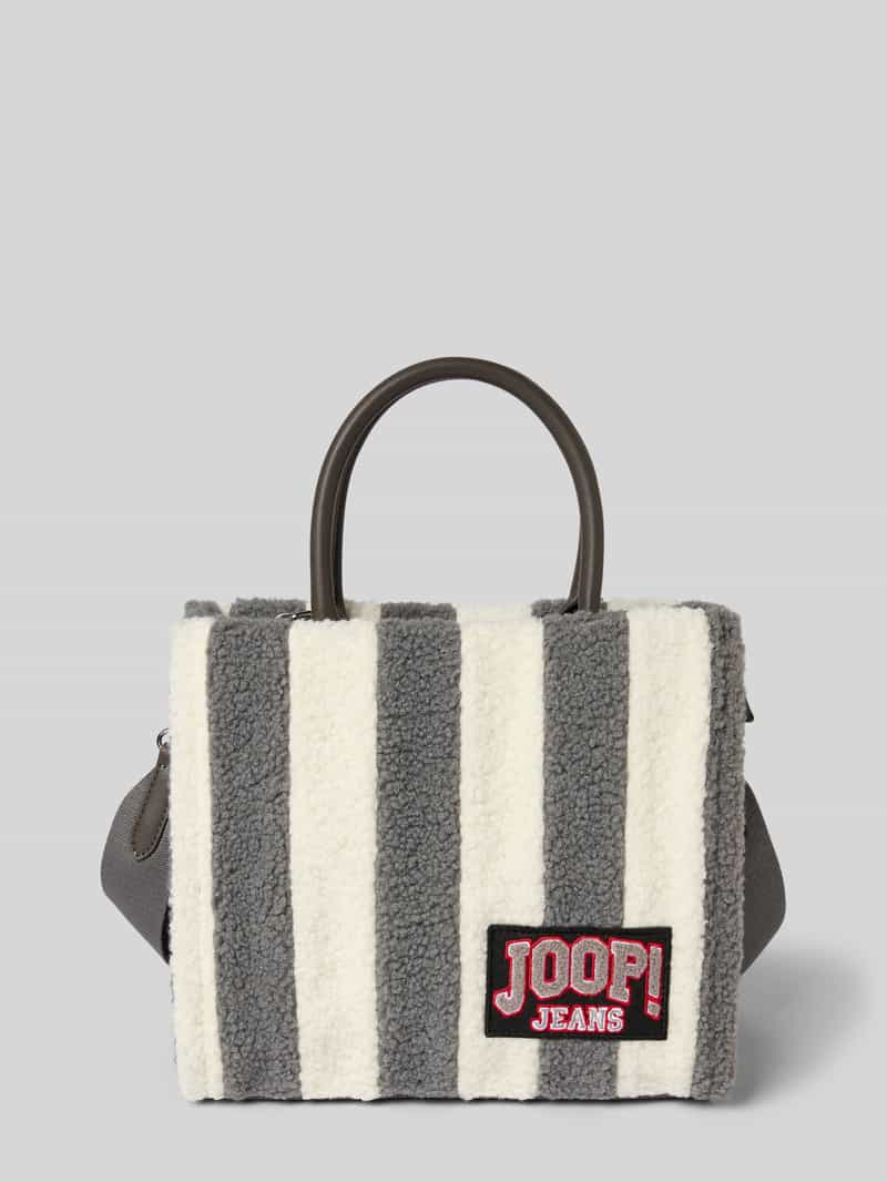 JOOP! JEANS Handtas van teddybont met labelpatch, model 'SQUADRA AURELIA'