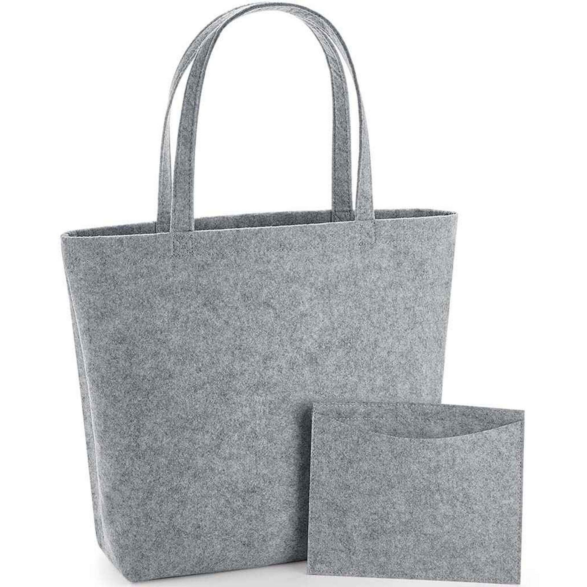 BagBase vilten shopper One Size