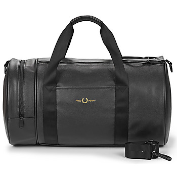 Fred Perry Sporttas  SCOTCHGRAIN LEATHER BARREL BAG