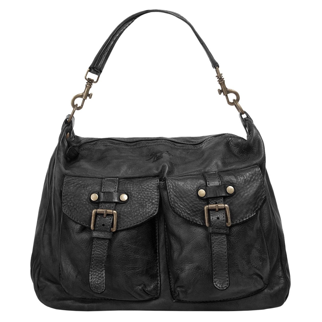 Samantha Look Schoudertas echt leer, made in italy