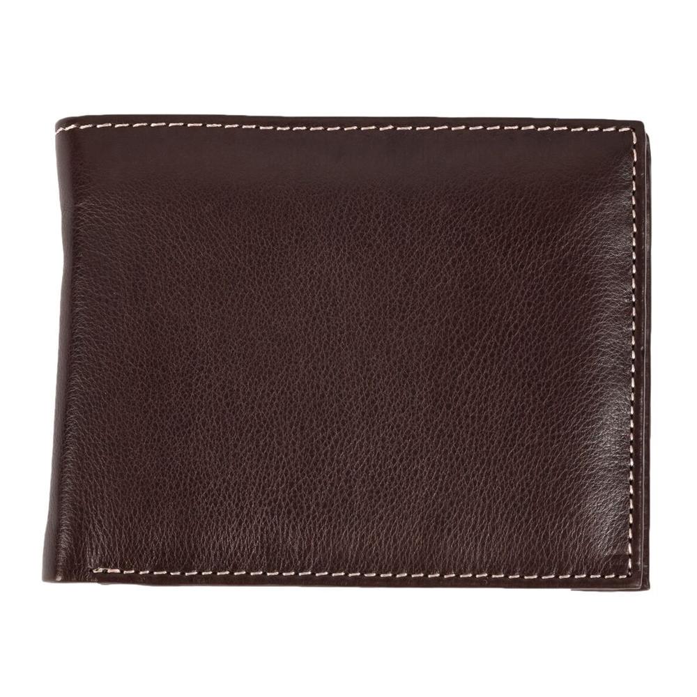 Eastern Counties Leather Eastern Counties lederen heren Mark driebladige portemonnee met muntzakje One Size bruin