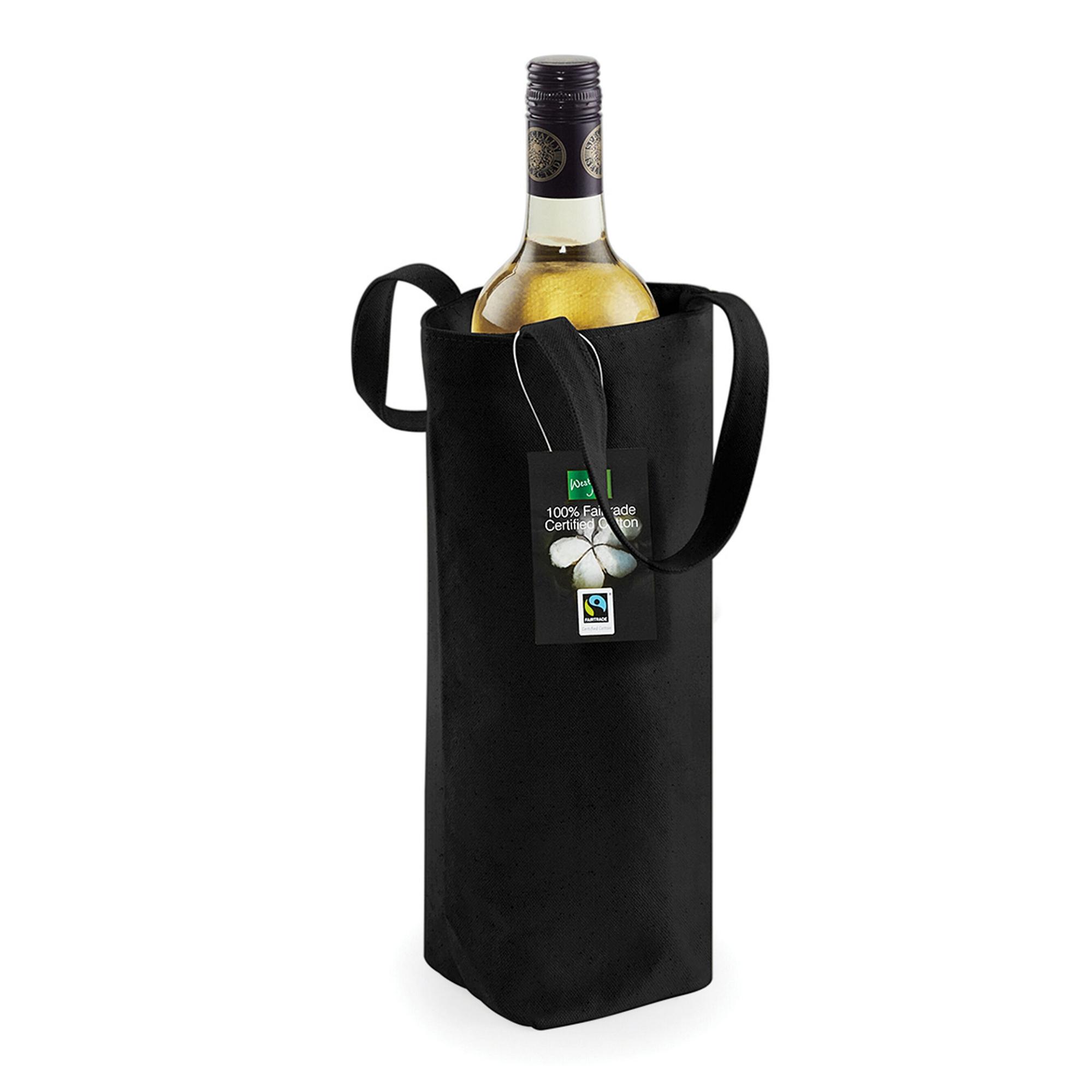 Westford Mill katoenen flessentas One Size zwart