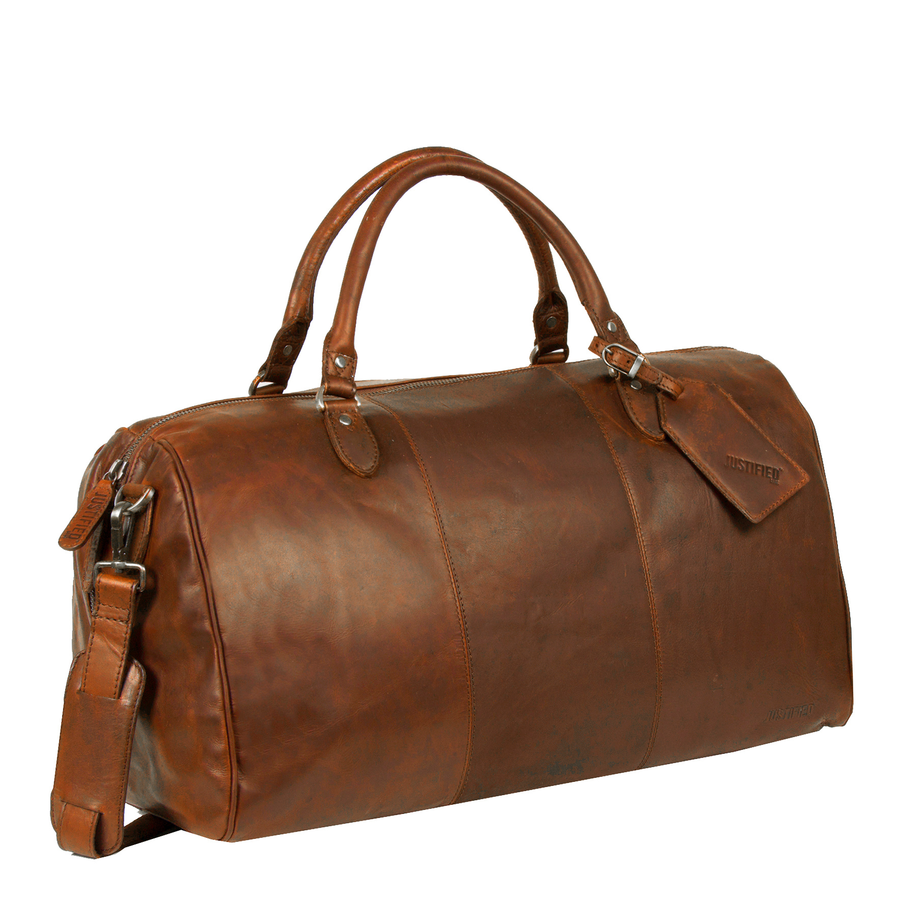 Justified Bags Max Cognac 41L Duffel Weekendtas