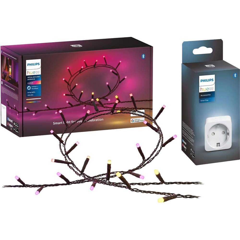 Hue Lichtketting, Tussenstekker 8720169246621+871951434230900  Festavia+ Smart Plug Type F