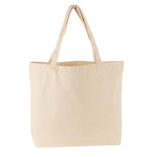 HOMEKA 36956 stuks Canvas tas Grote capaciteit Maximale draagkracht Herbruikbaar DIY-schilderoppervlak Zware boodschappentas 1pc wit