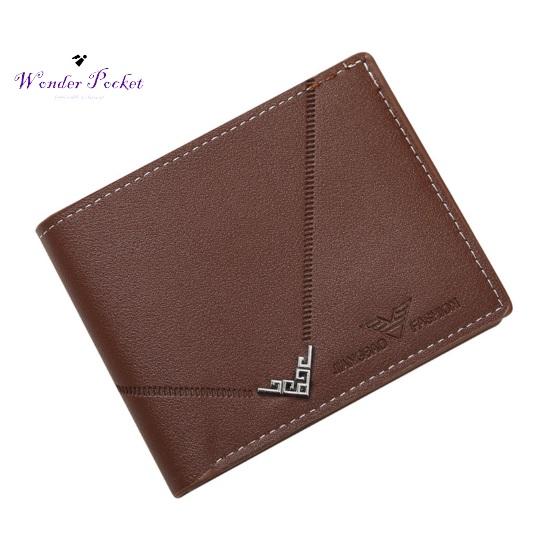 Wonder Pocket Mannen portemonnee kunstleer effen kleur vintage grote capaciteit meerdere zakken draagbaar opvouwbaar muntwissels opslag portemonnee kaart volwassen sekskleding