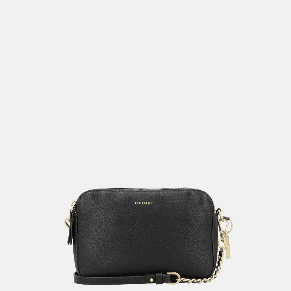 Loulou Essentiels Zoë crossbody tas chocolate torte
