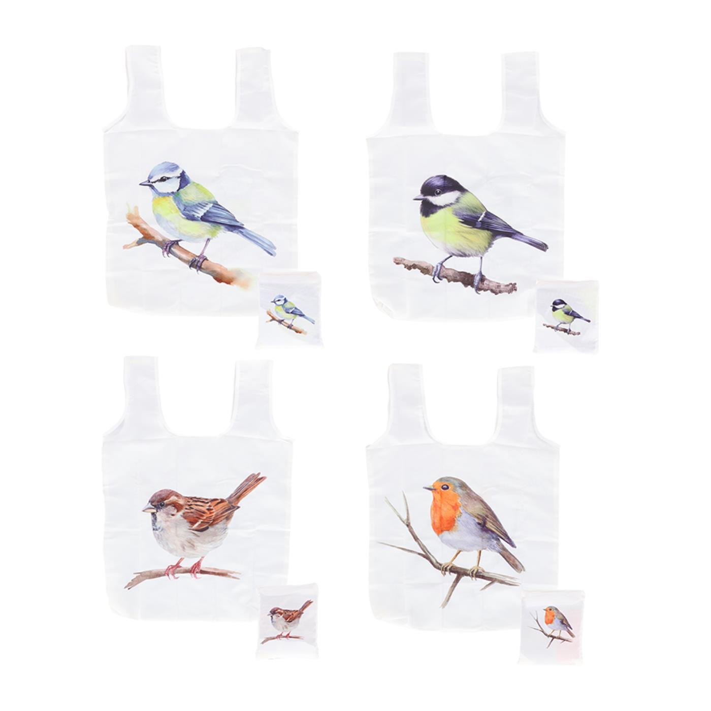 Esschert Design Opvouwbare tas vogel