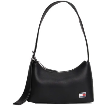 TOMMY JEANS Hobo-tas TJW COOL HOBO BAG , dames schoudertas, schoudertas met logovlaggen-sierstuk
