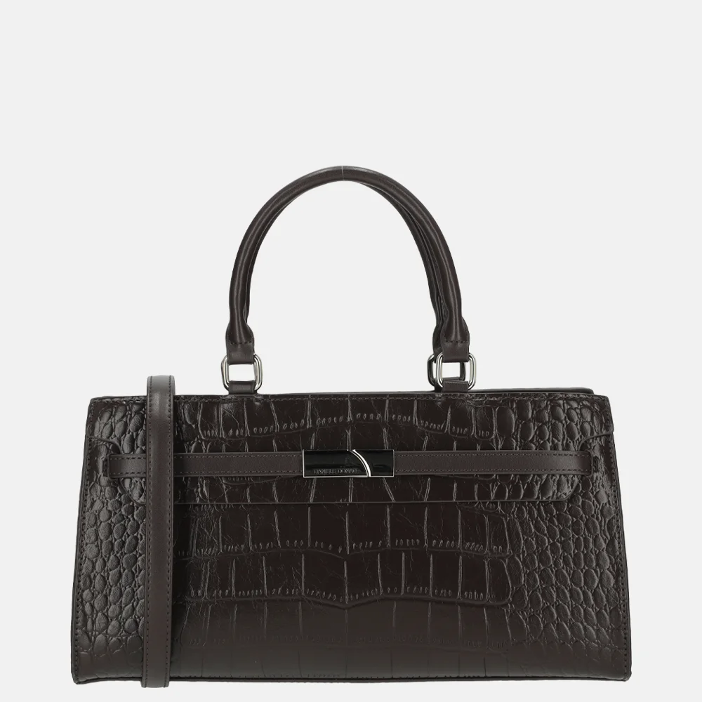 Daniele Donati Croco handtas dark brown