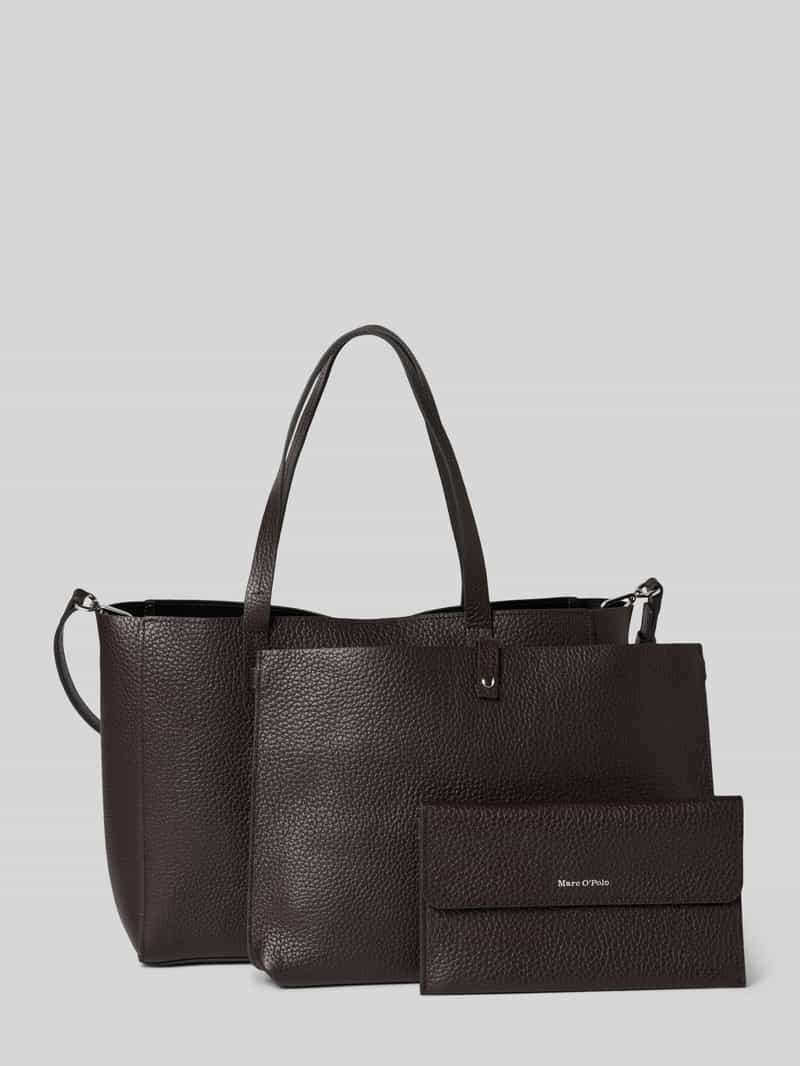 Marc O'Polo Shopper van echt rundleer